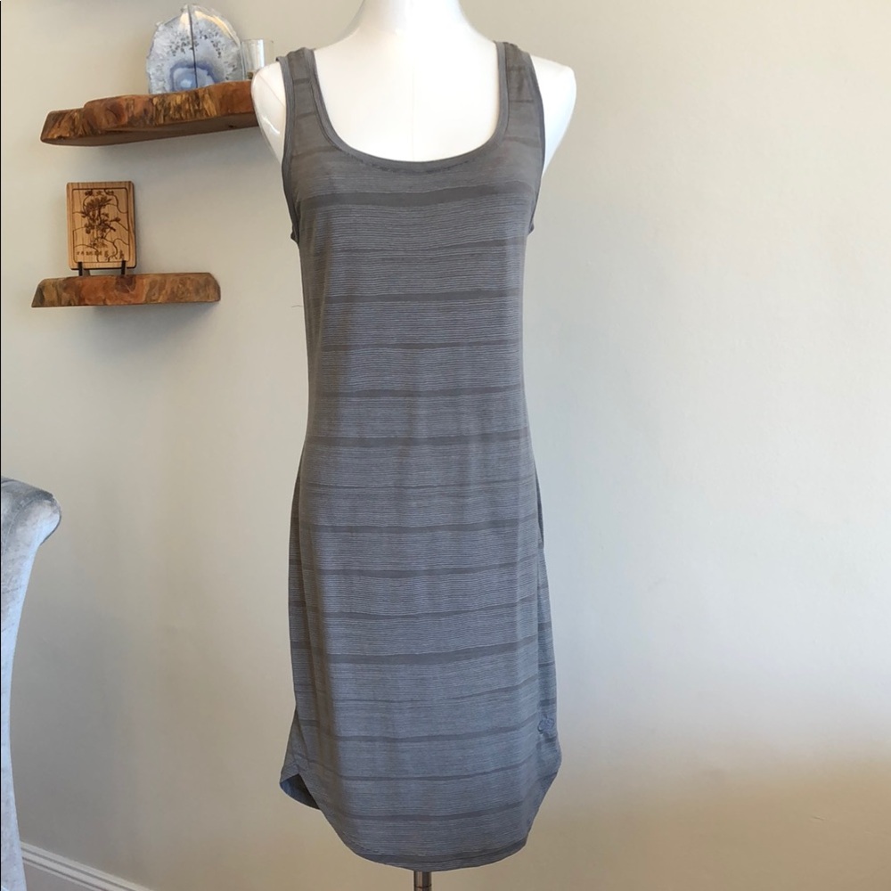 Icebreaker Grey Green Cool Light Tank Dress